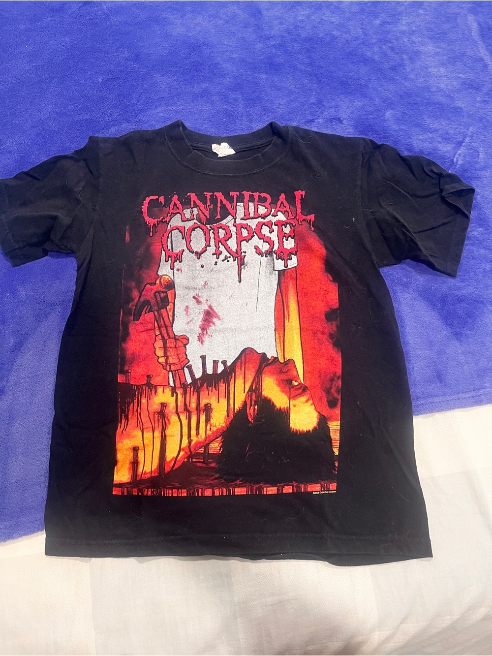 Cannibal Corpse Black Graphic Band T-Shirt